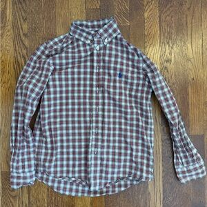 Ralph Lauren Red and White Checkered Shirt